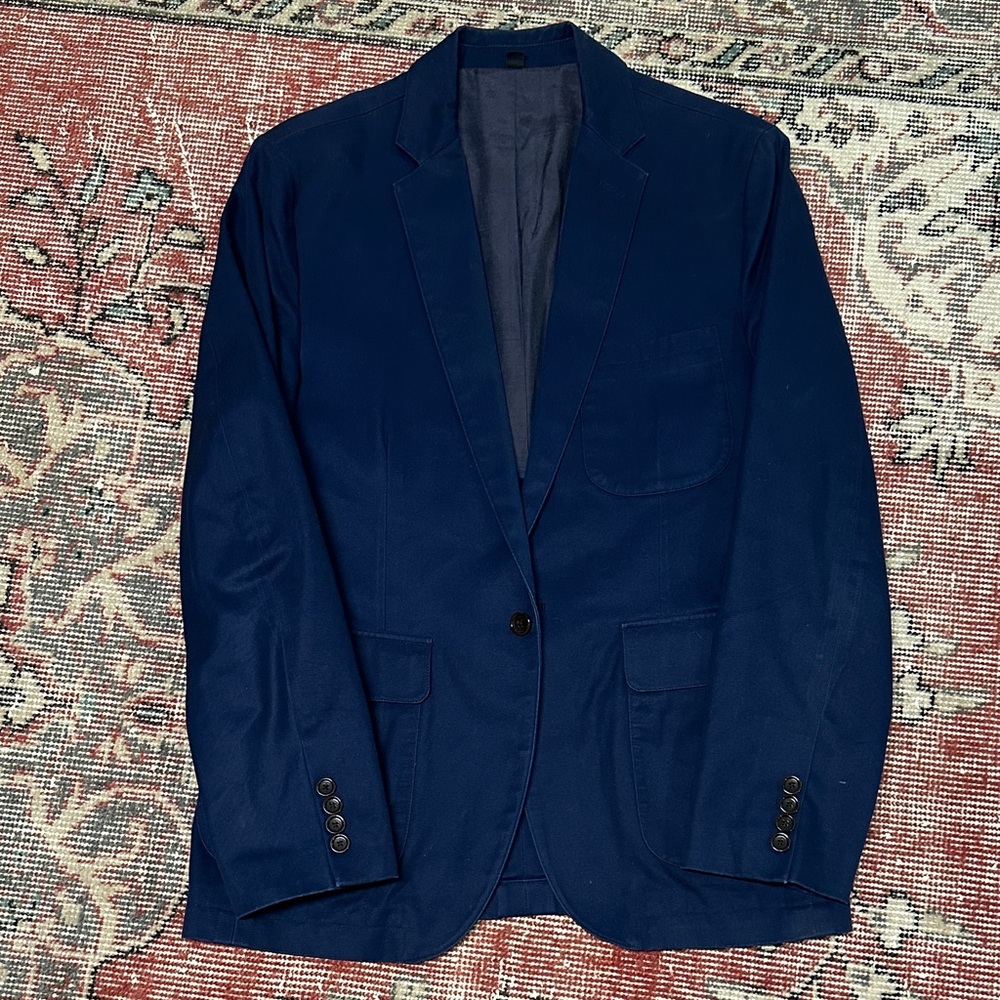 J. Crew Men's Navy Blazer